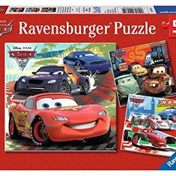 Ravensburger Cars 2 3 x 49 Parça Puzzle