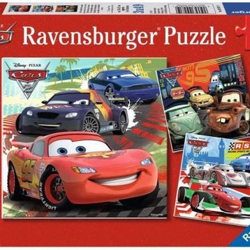 Ravensburger Cars 2 3 x 49 Parça Puzzle