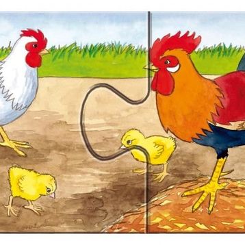 Ravensburger Çiftlik 9x2 İlk Puzzle