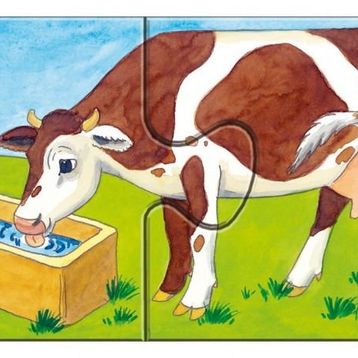Ravensburger Çiftlik 9x2 İlk Puzzle