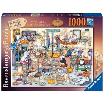 Ravensburger Çılgın Kediler 1000 Parça Puzzle