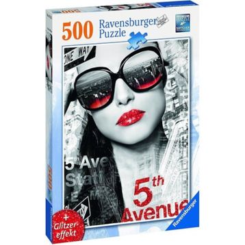 Ravensburger Glitter Mouth 500 Parça Simli Puzzle