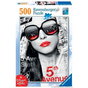 Ravensburger Glitter Mouth 500 Parça Simli Puzzle