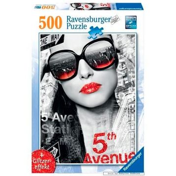Ravensburger Glitter Mouth 500 Parça Simli Puzzle
