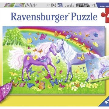 Ravensburger Gökkuşağı Atları 2x24 Parça Puzzle