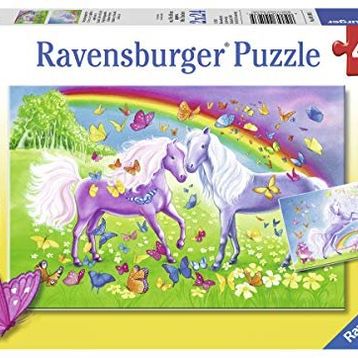 Ravensburger Gökkuşağı Atları 2x24 Parça Puzzle