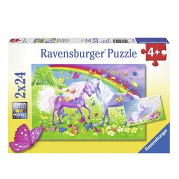 Ravensburger Gökkuşağı Atları 2x24 Parça Puzzle