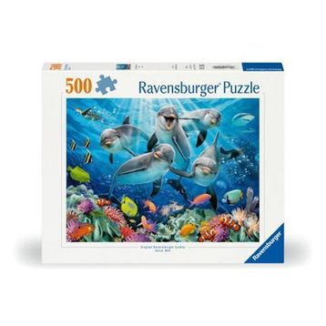 Ravensburger Günbatımında Yunuslar 500 Parça Puzzle