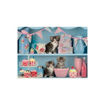 Ravensburger Kedi Yavruları ve Kekler 500 Parça Puzzle