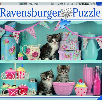 Ravensburger Kedi Yavruları ve Kekler 500 Parça Puzzle