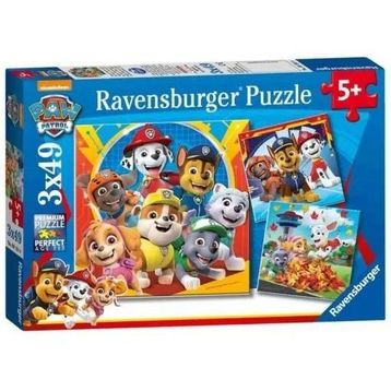 Ravensburger Paw Patrol 3x49 Parça Puzzle