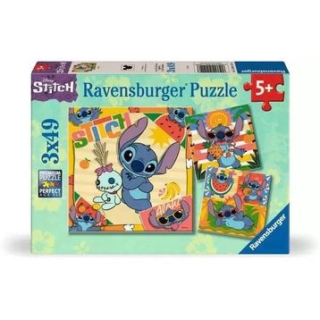 Ravensburger RPK 120041146 Disney Stitch 3x49 Parça Puzzle