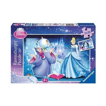 Ravensburger Walt Disney Gözalıcı Cinderella 2x20 Parça Puzzle