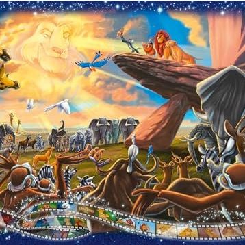 Ravensburger WD Aslan Kral 1000 Parçalı Puzzle