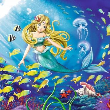 Ravensburger WD Little Mermaid 100 Parça Puzzle