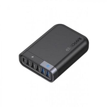 RAVPOWER RP-UM002 6 Port USB Charger Filehub