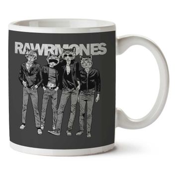 Rawrmones Cat Ramones Baskılı Kupa