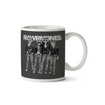 Rawrmones Cat Ramones Baskılı Kupa