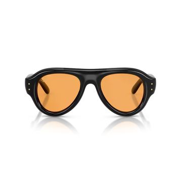 Ray-Ban Aviator Puffer RB 4925 601/7 52 Siyah-Turuncu Unisex Güneş Gözlüğü