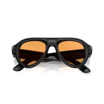 Ray-Ban Aviator Puffer RB 4925 601/7 52 Siyah-Turuncu Unisex Güneş Gözlüğü