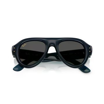 Ray-Ban Aviator Puffer RB 4925 689587 50 Şeffaf Koyu Mavi-Siyah Unisex Güneş Gözlüğü
