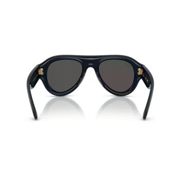 Ray-Ban Aviator Puffer RB 4925 689587 52 Şeffaf Koyu Mavi-Siyah Unisex Güneş Gözlüğü