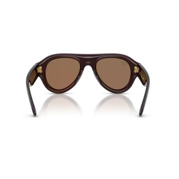 Ray-Ban Aviator Puffer RB 4925 689673 52 Koyu Kahverengi Unisex Güneş Gözlüğü