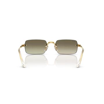 Ray-Ban By Asap Rocky RB 3928 001/7I 54 Gold-Brown Aynalı Güneş Gözlüğü