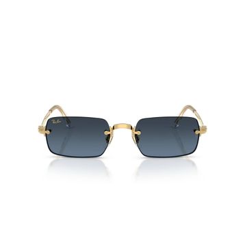 Ray-Ban By Asap Rocky RB 3928 001/S2 54 Gold-Blue Aynalı Güneş Gözlüğü