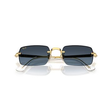 Ray-Ban By Asap Rocky RB 3928 001/S2 54 Gold-Blue Aynalı Güneş Gözlüğü