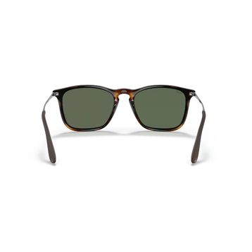 Ray-Ban Chris RB 4187 710/71 54 Light Havana-Green Unisex Güneş Gözlüğü