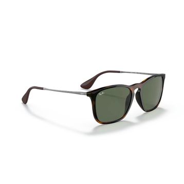 Ray-Ban Chris RB 4187 710/71 54 Light Havana-Green Unisex Güneş Gözlüğü