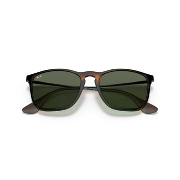 Ray-Ban Chris RB 4187 710/71 54 Light Havana-Green Unisex Güneş Gözlüğü