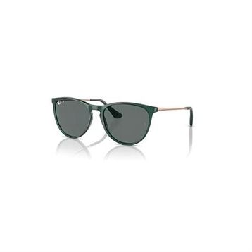 Ray-Ban Junior RJ 9060S 713081 50 Erika Polarize Çocuk Oval Yeşil Kemik Güneş Gözlüğü