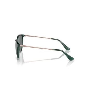 Ray-Ban Junior RJ 9060S 713081 50 Erika Polarize Çocuk Oval Yeşil Kemik Güneş Gözlüğü