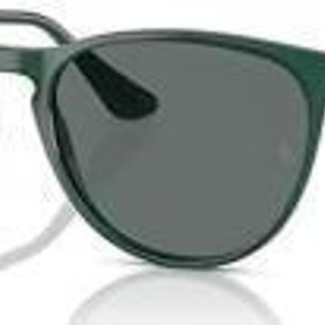 Ray-Ban Junior RJ 9060S 713081 50 Erika Polarize Çocuk Oval Yeşil Kemik Güneş Gözlüğü