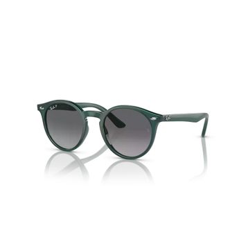 Ray-Ban Junior RJ 9064S 7130T3 44 Polarize Çocuk Oval Yeşil Kemik Güneş Gözlüğü