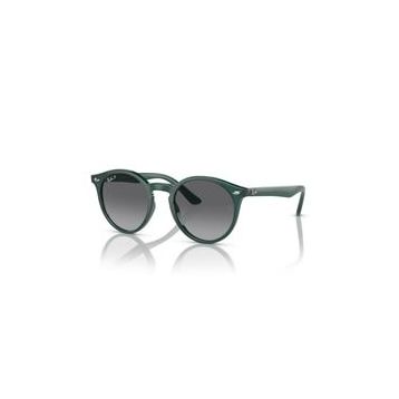 Ray-Ban Junior RJ 9064S 7130T3 44 Polarize Çocuk Oval Yeşil Kemik Güneş Gözlüğü