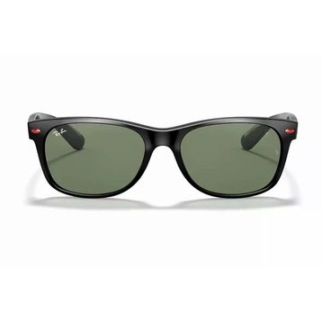 Ray-Ban RB 2132M F60131 55 Scuderia Ferrari New Wayfarer Oval Siyah Kemik Unisex Güneş Gözlüğü