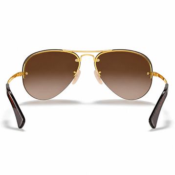 Ray-Ban RB 3449 001/13 59 Gold-Brown Erkek Güneş Gözlüğü