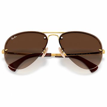 Ray-Ban RB 3449 001/13 59 Gold-Brown Erkek Güneş Gözlüğü