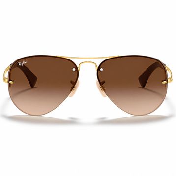 Ray-Ban RB 3449 001/13 59 Gold-Brown Erkek Güneş Gözlüğü