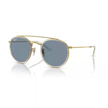 Ray-Ban RB 3647N 00102 51 Gold Metal Yuvarlak Unisex Güneş Gözlüğü