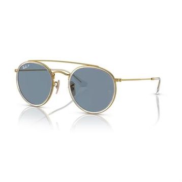 Ray-Ban RB 3647N 00102 51 Gold Metal Yuvarlak Unisex Güneş Gözlüğü