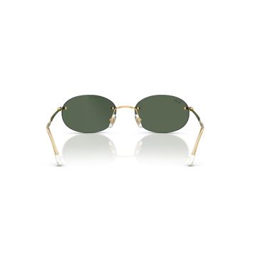 Ray-Ban RB 3767 001/71 54 Arista Gold-Green Unisex Güneş Gözlüğü