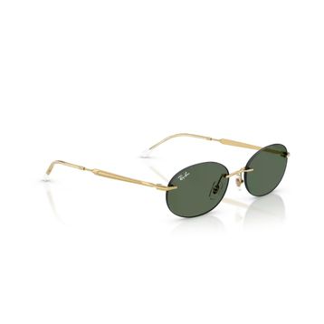 Ray-Ban RB 3767 001/71 54 Arista Gold-Green Unisex Güneş Gözlüğü