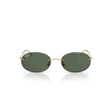 Ray-Ban RB 3767 001/71 54 Arista Gold-Green Unisex Güneş Gözlüğü