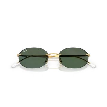 Ray-Ban RB 3767 001/71 54 Arista Gold-Green Unisex Güneş Gözlüğü