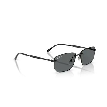 Ray-Ban RB 3768 002/81 56 Black-Dark Grey Polarize Unisex Güneş Gözlüğü