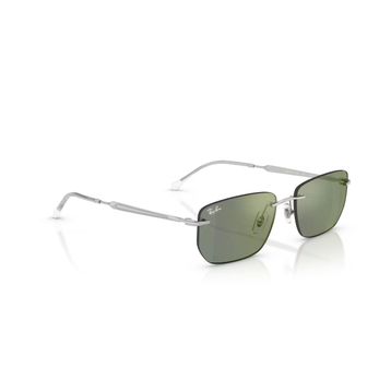 Ray-Ban RB 3768 003/6R 56 Silver-Green Unisex Güneş Gözlüğü